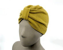Lade das Bild in den Galerie-Viewer, Lui Luis | Knoten - Mütze| Gold - Olive