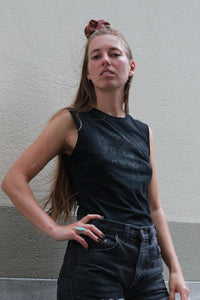BugLady | Tank Top | Pro Choice Black on Black
