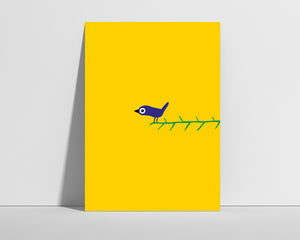 Schneeberg.Land | Postkarte | Hello little bird
