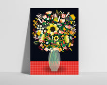 Lade das Bild in den Galerie-Viewer, Schneeberg.Land | Postkarte | Blumenstrauss
