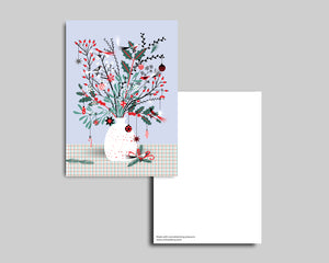 Schneeberg.Land | Postkarte | Weihnachtsstrauss
