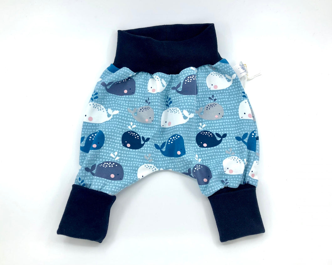 Lunja | Pumphose | Wale Blau
