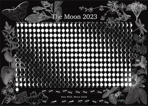 Buglady Moon Calendar 2023 by BugLady