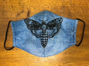 Baumwollmaske - Totenkopfschwärmer
