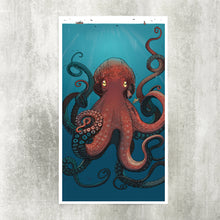 Lade das Bild in den Galerie-Viewer, Jared Muralt | Poster | NYT Riff-Oktopus
