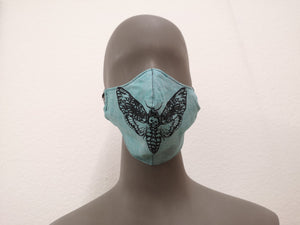 Baumwollmaske - Totenkopfschwärmer